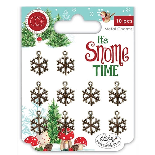 Simon Says Stamp! Craft Consortium IT'S SNOME TIME SNOWFLAKES Metal Charms CCMCHRM007