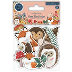 Simon Says Stamp! Craft Consortium OVER THE HEDGE PRINTED WOOD SHAPES CCWDNS001