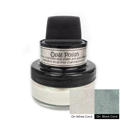Simon Says Stamp! Cosmic Shimmer GREEN PEARL Opal Polish With Applicator csopgreen