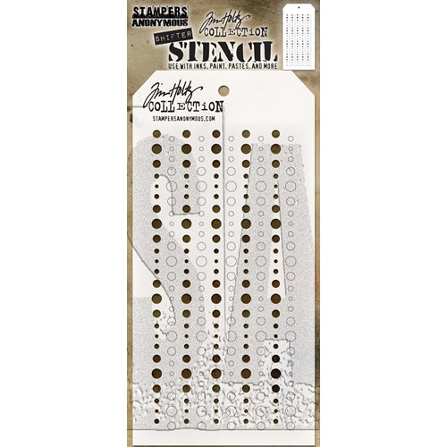 Simon Says Stamp! Tim Holtz Layering Stencil SHIFTER BAUBLES THS136