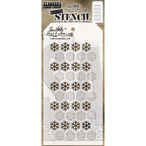 Simon Says Stamp! Tim Holtz Layering Stencil SHIFTER SNOWFLAKE THS135