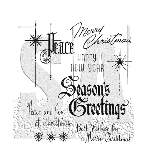 Simon Says Stamp! Tim Holtz Cling Rubber Stamps CHRISTMASTIME 2 CMS389