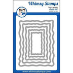 Simon Says Stamp! Whimsy Stamps WAVY PIERCED RECTANGLES Dies WSD430