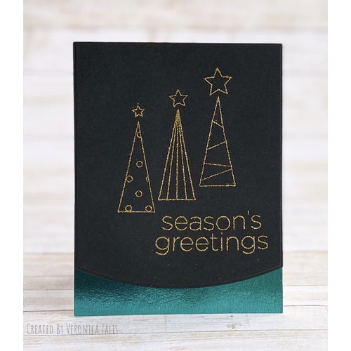 Simon Says Stamp! CZ Design Clear Stamps CLEAN LINE CHRISTMAS cz39