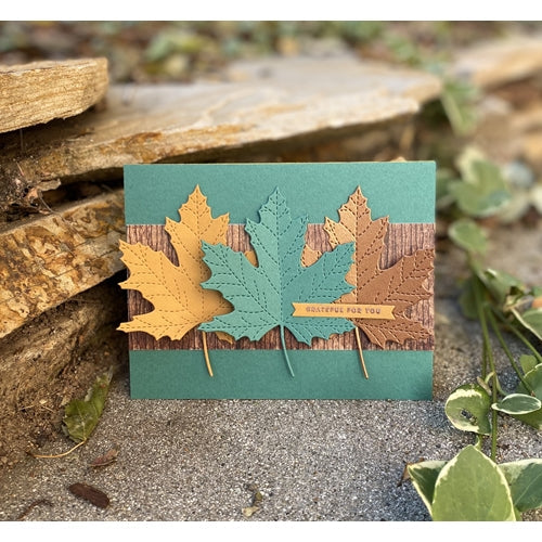 Simon Says Stamp! Simon Says Stamp LARGE STITCHED MAPLE Wafer Die s686