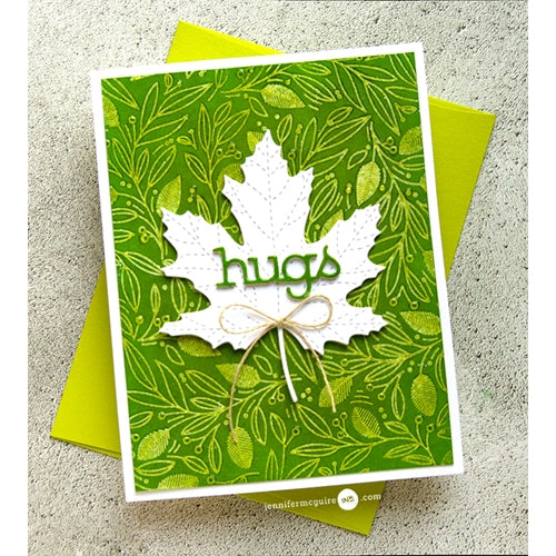 Simon Says Stamp! Simon Says Stamp LARGE STITCHED MAPLE Wafer Die s686 | color-code:ALT2