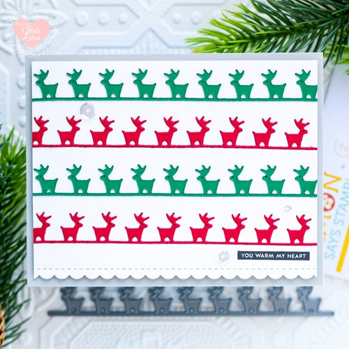 Simon Says Stamp! CZ Design Wafer Dies DEER IN A ROW czd71
