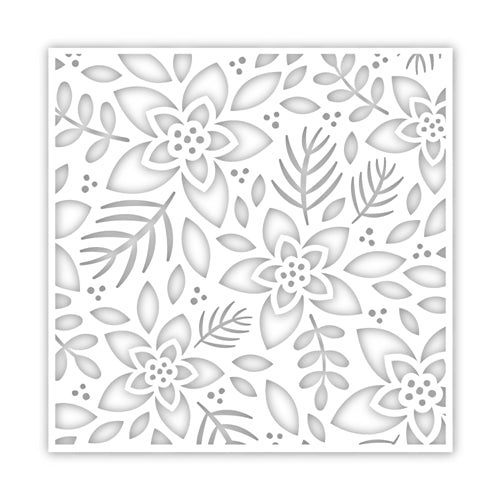 Simon Says Stamp Stencil WINTER FLORAL ssst121459