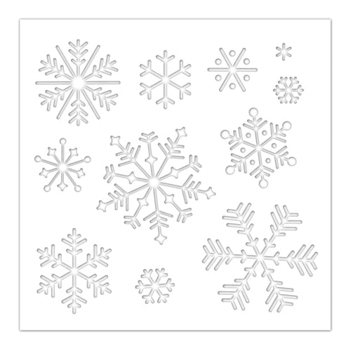 Simon Says Stamp! Simon Says Stamp Stencil SNOWFLAKES ssst121457