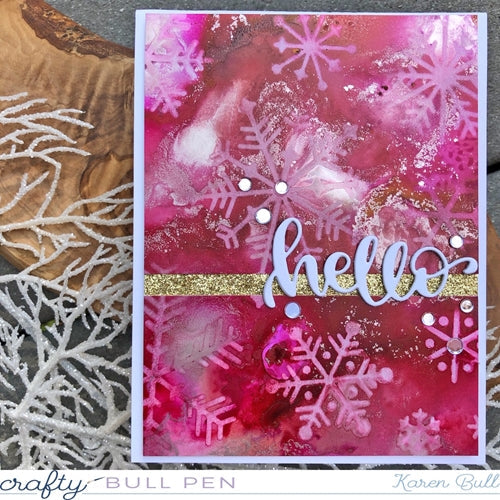 Simon Says Stamp! Simon Says Stamp Stencil SNOWFLAKES ssst121457