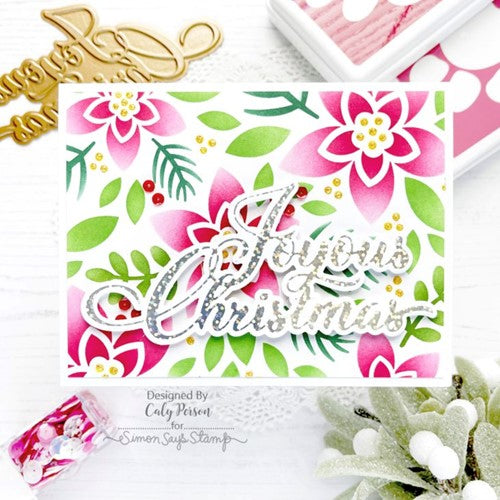 Simon Says Stamp! Simon Says Stamp Stencil WINTER FLORAL LAYERING SET ssst121458 | color-code:ALT00