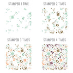 Simon Says Stamp! Concord & 9th COFFEE BLEND TURNABOUT Clear Stamp Set 10722