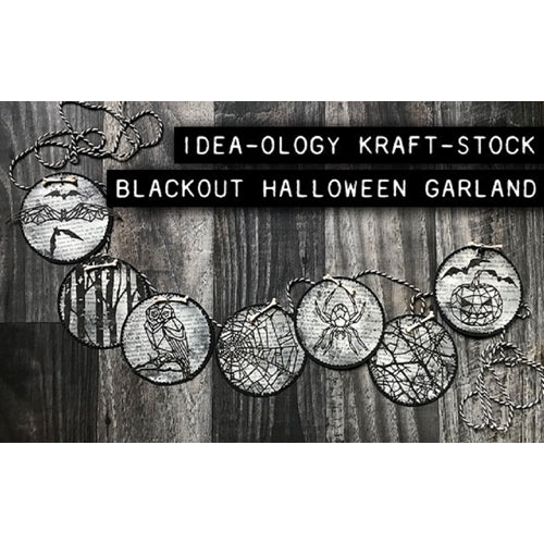 Simon Says Stamp! Tim Holtz Idea-ology 8 x 8 Paper Stash BLACK KRAFT STOCK th94020 | color-code:ALT1