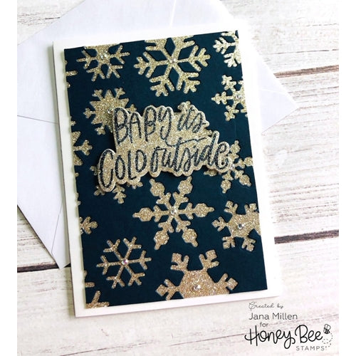 Simon Says Stamp! Honey Bee LAYERING SNOWFLAKES Dies hbds-lsn | color-code:ALT06