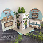 Simon Says Stamp! Honey Bee SALVAGED BRICK BACKGROUND Stencil hbsl-036 | color-code:ALT03