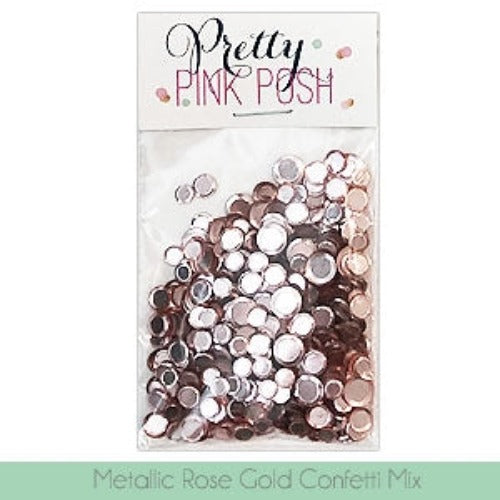 Simon Says Stamp! Pretty Pink Posh METALLIC ROSE GOLD Confetti Mix