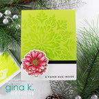 Simon Says Stamp! Gina K Designs SNOWFLAKE MANDALA Stencil 0466 | color-code:ALT2