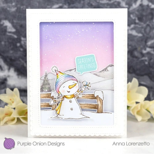 Simon Says Stamp! Purple Onion Designs BIANCA AND NEVE Cling Stamp pod1152
