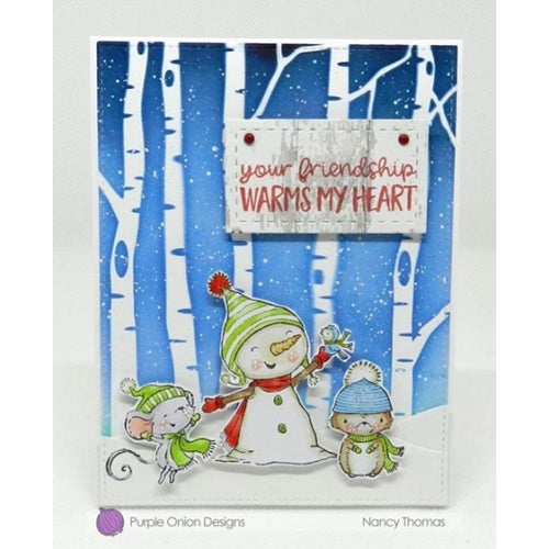 Simon Says Stamp! Purple Onion Designs BIANCA AND NEVE Cling Stamp pod1152 | color-code:ALT06