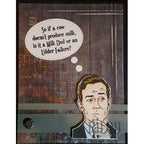 Simon Says Stamp! Riley And Company Funny Bones MILK DUD Cling Rubber Stamp RWD 764
