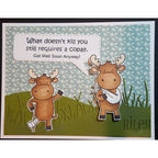 Simon Says Stamp! Riley And Company Funny Bones COPAY Cling Rubber Stamp RWD 755