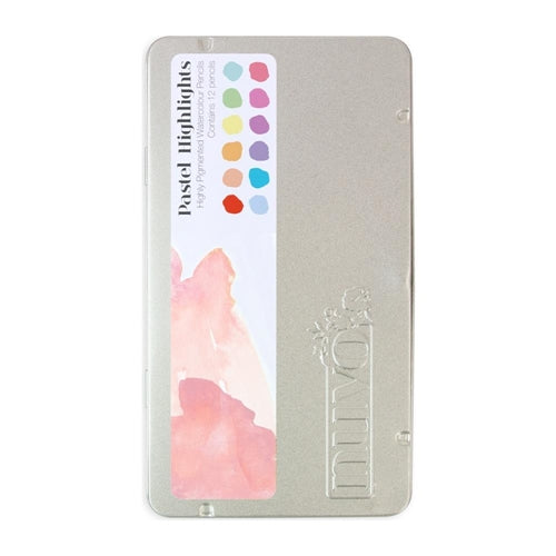 Simon Says Stamp! Tonic PASTEL HIGHLIGHTS Nuvo Watercolor Pencils 522n