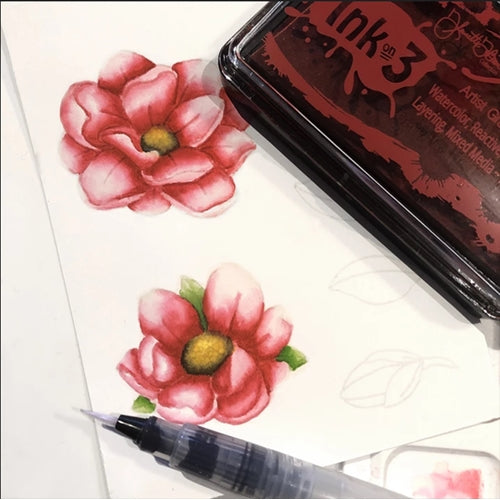 Simon Says Stamp! Inkon3 ATELIER MARILYN RED Fusion Ink Pad 04048