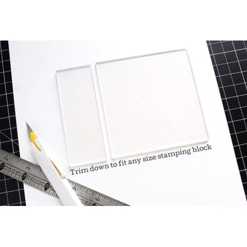 Simon Says Stamp! Purple Onion Designs 4 X 6 CLEAR MOUNTING STAMP pod9900
