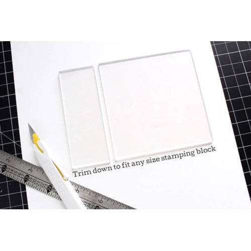 Simon Says Stamp! Purple Onion Designs 6 X 6 CLEAR MOUNTING STAMP pod9901
