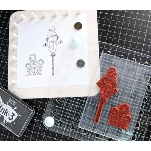 Simon Says Stamp! Purple Onion Designs 6 X 6 CLEAR MOUNTING STAMP pod9901