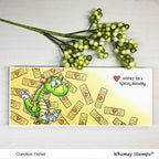 Simon Says Stamp! Whimsy Stamps GET WELL DRAGONS Clear Stamps DP1034