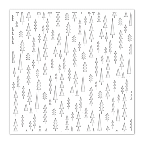 Simon Says Stamp! Simon Says Stamp Stencils MOD TREES ssst121454