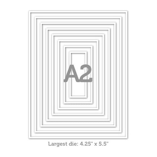 Simon Says Stamp! Simon Says Stamp A2 THIN FRAMES Wafer Dies sssd112065
