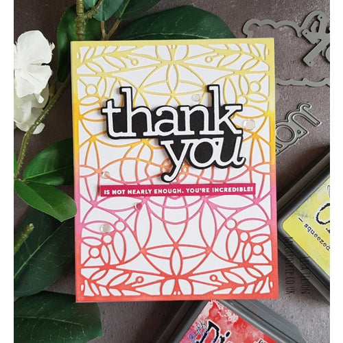 Simon Says Stamp! CZ Design Wafer Dies THANK YOU czd74 | color-code:ALT3