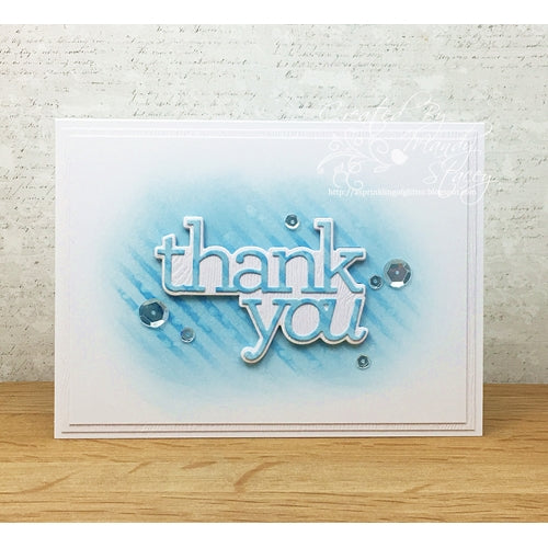 Simon Says Stamp! CZ Design Wafer Dies THANK YOU czd74 | color-code:ALT5