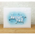 Simon Says Stamp! CZ Design Wafer Dies THANK YOU czd74 | color-code:ALT5