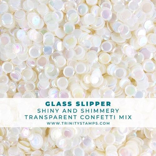 Simon Says Stamp! Trinity Stamps GLASS SLIPPER CONFETTI MIX Embellishment Box esb-030