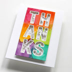 Simon Says Stamp! Simon Says Stamp LARGE OUTLINE THANKS Wafer Die sssd112062
