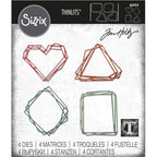 Simon Says Stamp! Tim Holtz Sizzix GEO FRAMES Thinlits Die Set 664414