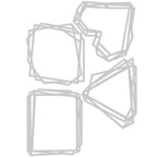 Simon Says Stamp! Tim Holtz Sizzix GEO FRAMES Thinlits Die Set 664414