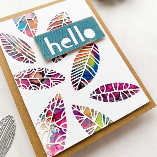 Simon Says Stamp! Tim Holtz Sizzix CUT OUT LEAVES Thinlits Die Set 664431 | color-code:ALT5