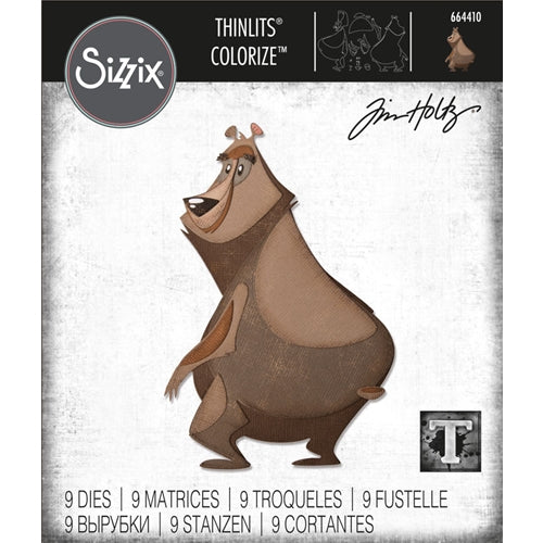Simon Says Stamp! Tim Holtz Sizzix THEODORE Colorize Thinlits Dies 664410