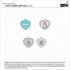 Simon Says Stamp! Lawn Fawn HEART SHAKER GIFT TAG Die Cuts LF2174