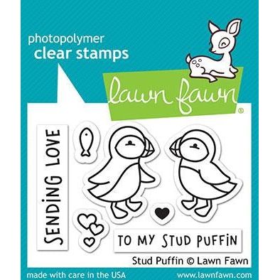 Simon Says Stamp! Lawn Fawn STUD PUFFIN Clear Stamps LF2169