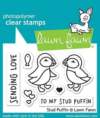 Simon Says Stamp! Lawn Fawn STUD PUFFIN Clear Stamps LF2169