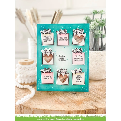 Simon Says Stamp! Lawn Fawn LOVE POEMS Clear Stamps LF2167 | color-code:ALT2
