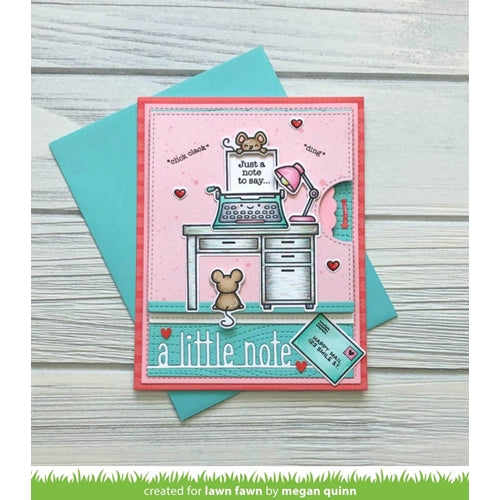 Simon Says Stamp! Lawn Fawn SET LOVE POEMS Clear Stamps and Dies LLFLP | color-code:ALT6