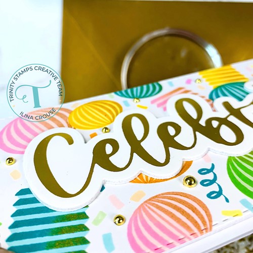 Simon Says Stamp! Trinity Stamps GORGEOUS GOLD BAUBLES Embellishment Box 091585 | color-code:ALT06