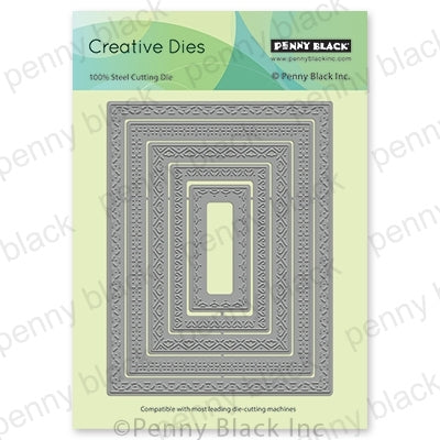 Simon Says Stamp! Penny Black STITCHES OF LOVE Thin Metal Creative Dies 51-597