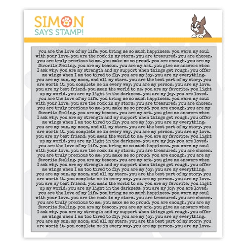 Simon Says Stamp! Simon Says Cling Stamp YOU ARE BACKGROUND sss102080